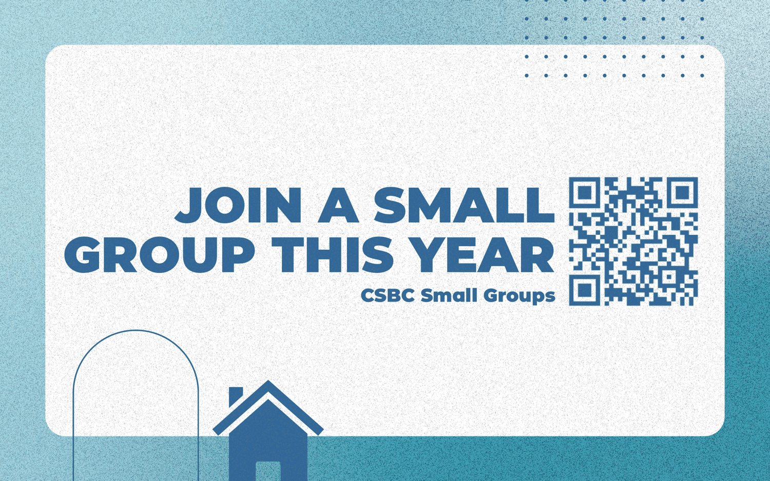 Small Groups church graphic design