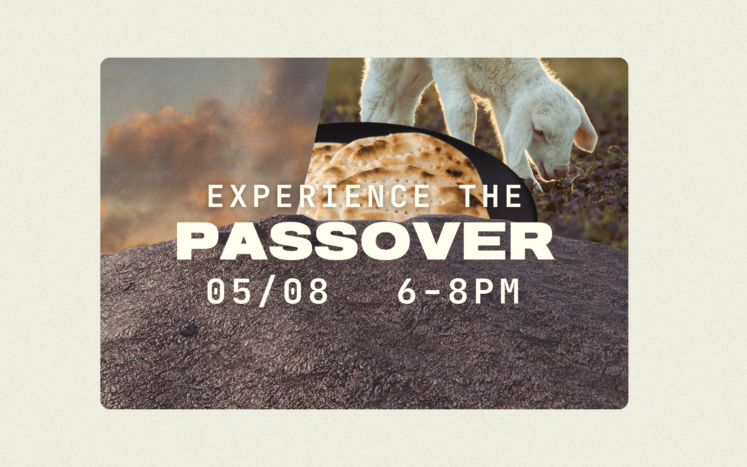 Passover church graphic design