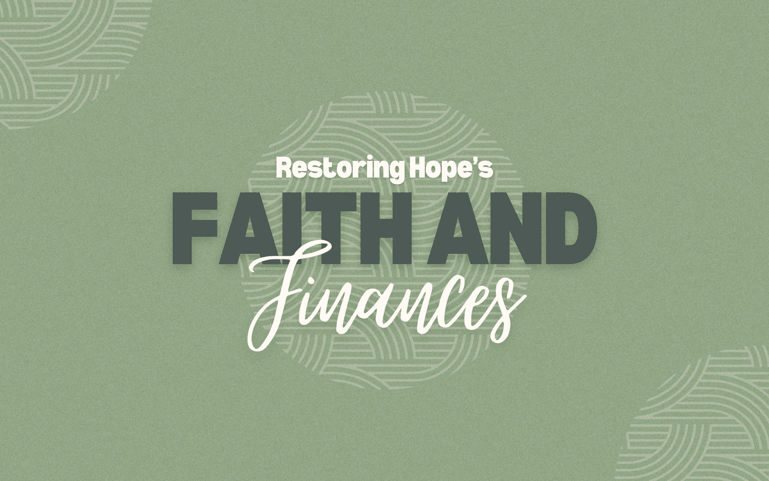 Christian Basics church graphic design