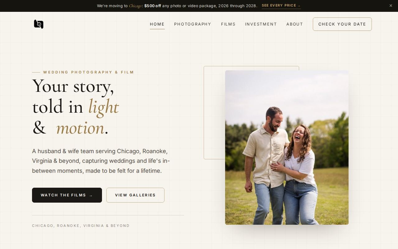 The Bolton Productions website